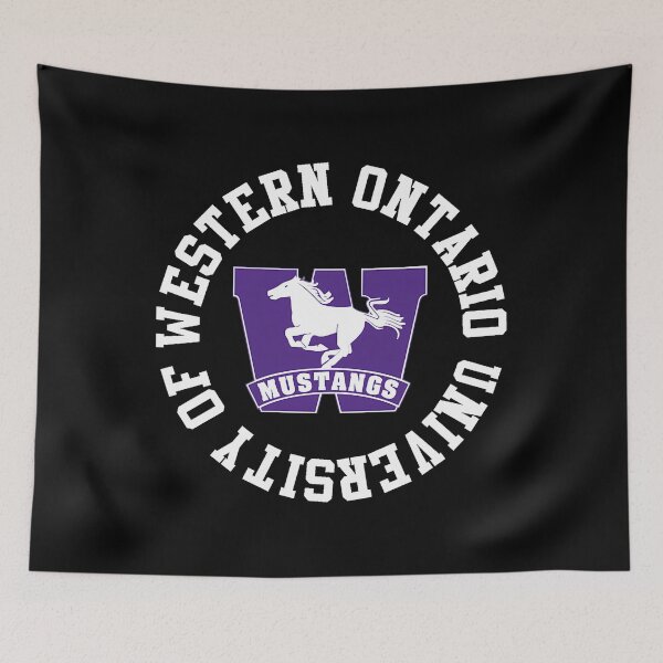 Item preview, Uwo Canada Western Ontario Mustangs Logo designed and sold by Zinoxpro.