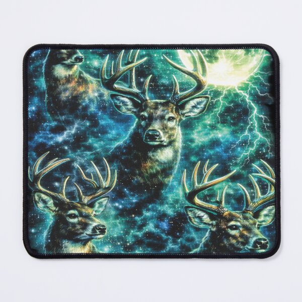 Item preview, Retro Deer Lightning Galaxy designed and sold by graphixpolash.