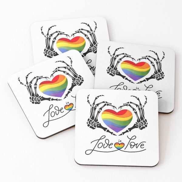 Item preview, Love is Love Rainbow Heart Pride designed and sold by Nemethadrian.