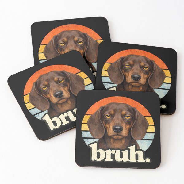 Artikelvorschau, BRUH – DACHSHUND | T-Shirt für Tier- und Hundeliebhaber (Männer und Frauen) entworfen und verkauft von panchiTWO.
