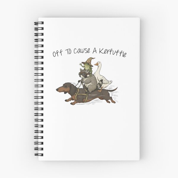 Item preview, Off to Cause A Kerfuffle Frog Raccoon Goose Riding Dachshund designed and sold by barrycantre11.