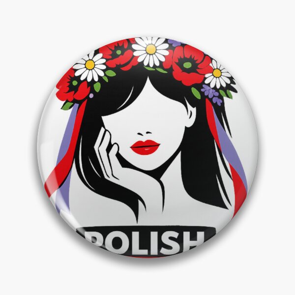 Item preview, Polish Girl Floral Silhouette Design designed and sold by Line-mood.