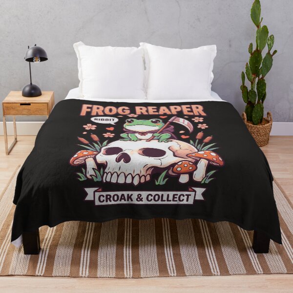 Item preview, Frog Reaper Croak and Collect designed and sold by AwesomeBeyondLimits.