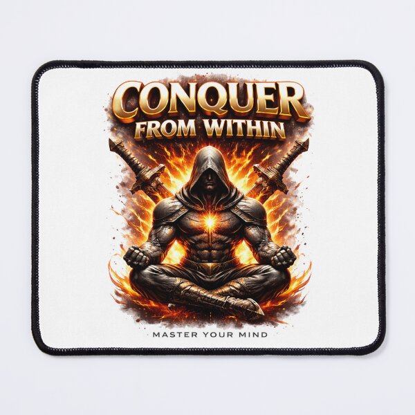 Item preview, Conquer From Within – Premium Motivational Power Design designed and sold by RelateAndTee.