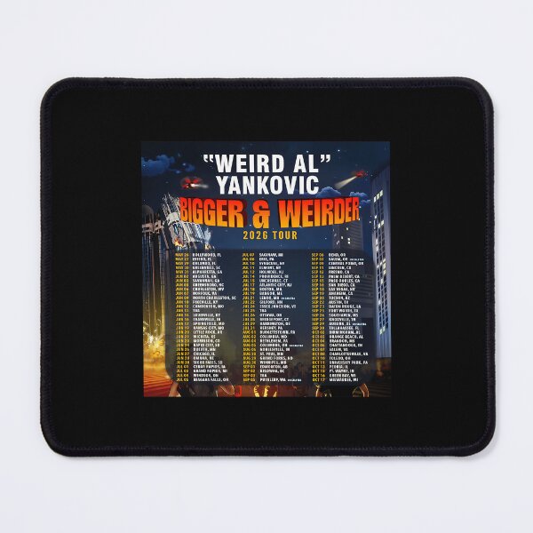 Item preview, Bigger Weirder yankovic weird al Tour 2026 designed and sold by Zinoxpro.