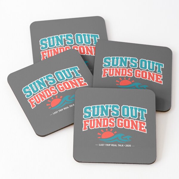 Item preview, Sun's Out Funds Gone Travel Humor Beach Life designed and sold by SplashTastic.