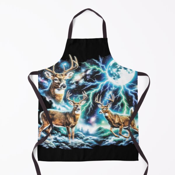 Item preview, Three Deer Moon - Cosmic Whitetail Buck Galaxy designed and sold by graphixpolash.