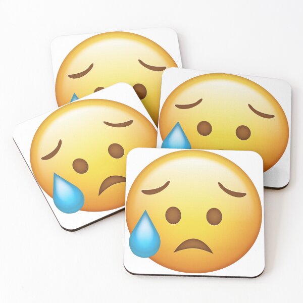 Item preview, The "I’m Stressed But Fine" Emoji Art designed and sold by Tom-Riley.