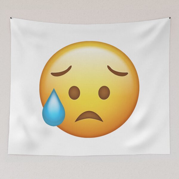 Item preview, The "I’m Stressed But Fine" Emoji Art designed and sold by Tom-Riley.