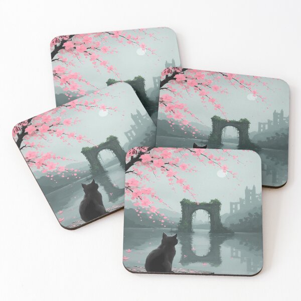 Item preview, Black Cat by Cherry Blossoms and Ruins designed and sold by martinbrochard.