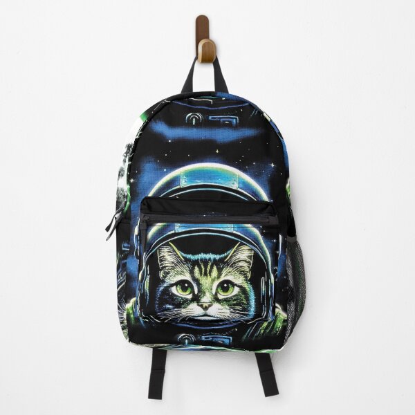 Item preview, Retro Space Cats & Lightning Moon designed and sold by graphixpolash.