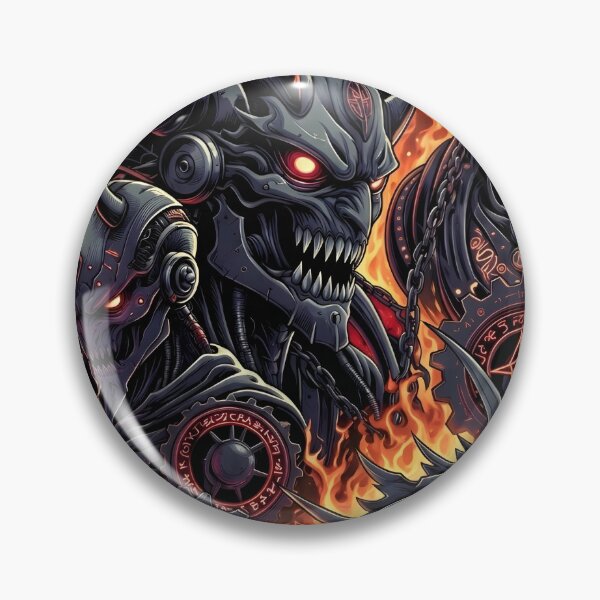 Item preview, Infernal Overdrive: Biomechanical Demon Legion Sticker designed and sold by R.S stckers.