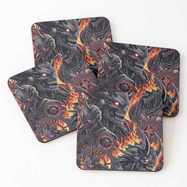 Item preview, Infernal Overdrive: Biomechanical Demon Legion Sticker designed and sold by R.S stckers.