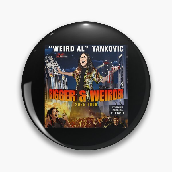 Item preview, "Weird Al" Yankovic Bigger & Weirder 2026 Tour designed and sold by Yebulla.