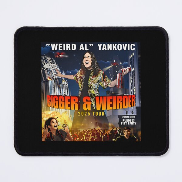 Item preview, "Weird Al" Yankovic Bigger & Weirder 2026 Tour designed and sold by Yebulla.