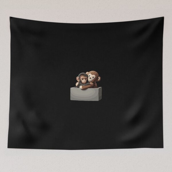 Item preview, Lindos primates escondidos en una caja Amistad designed and sold by PopStars1993.