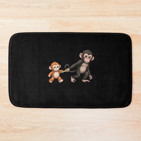 Item preview, Cute Baby Monkey and Orange Companion Friendship designed and sold by PopStars1993.