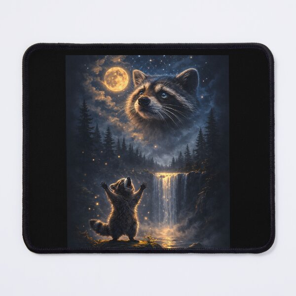 Item preview, Raccoon Moon Howling designed and sold by JODYSMORGAN.