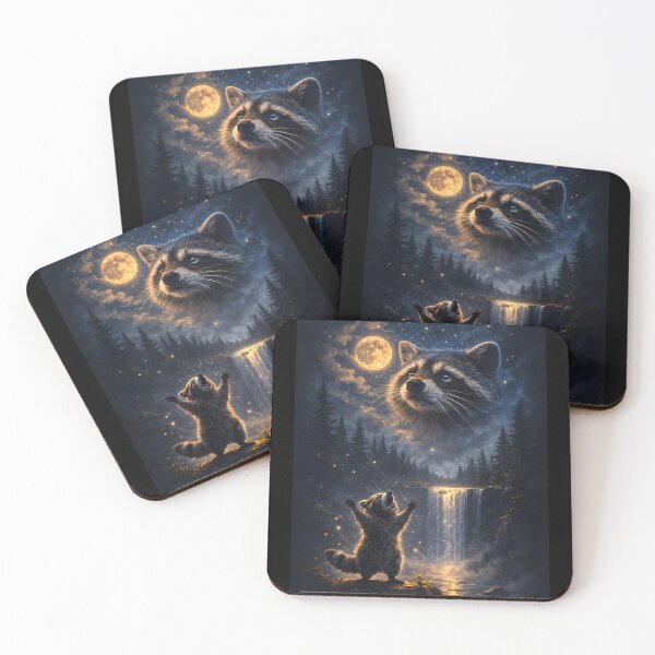 Item preview, Raccoon Moon Howling designed and sold by JODYSMORGAN.