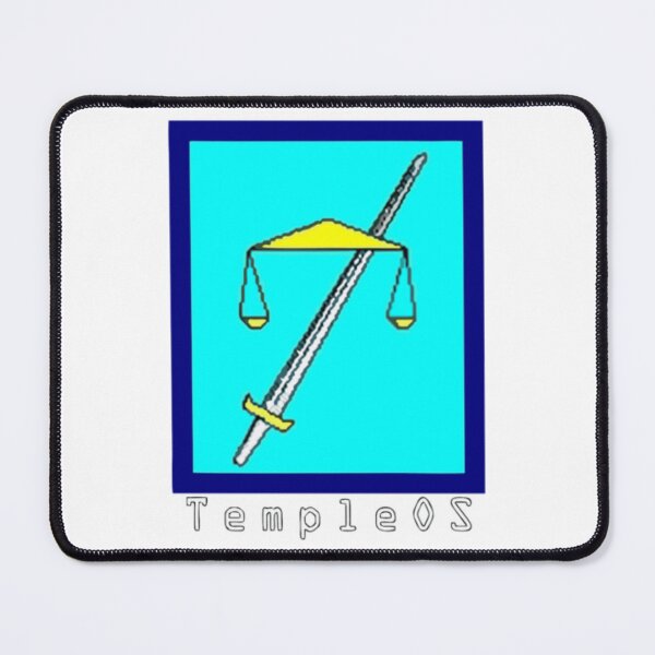Item preview, TempleOS Text Logo  designed and sold by shawkymo.