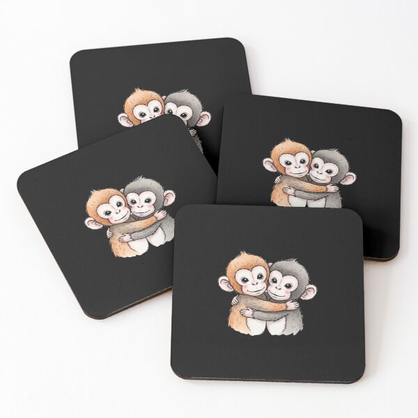 Item preview, Best Friends Little Monkeys Embracing designed and sold by PopStars1993.
