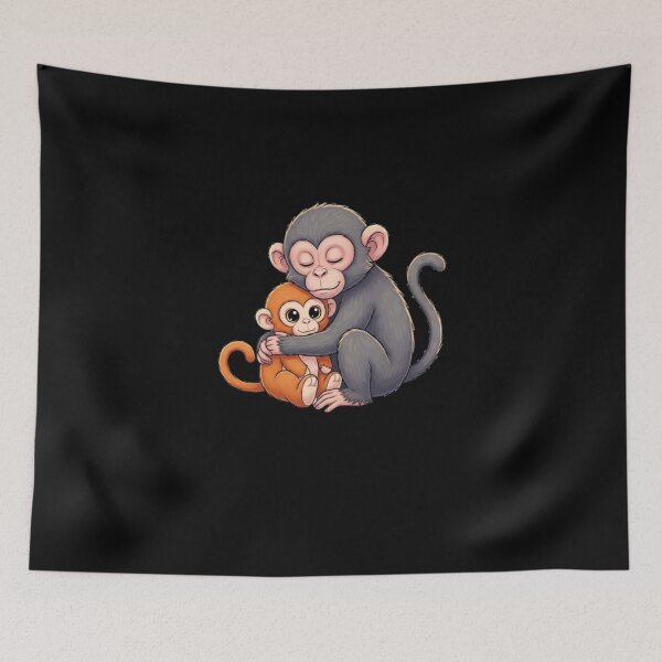 Item preview, Abrazo de afecto de primates con vínculo maternal designed and sold by PopStars1993.