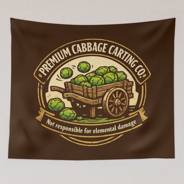 Item preview, Unlucky Cabbage Cart Logistics designed and sold by agearb.
