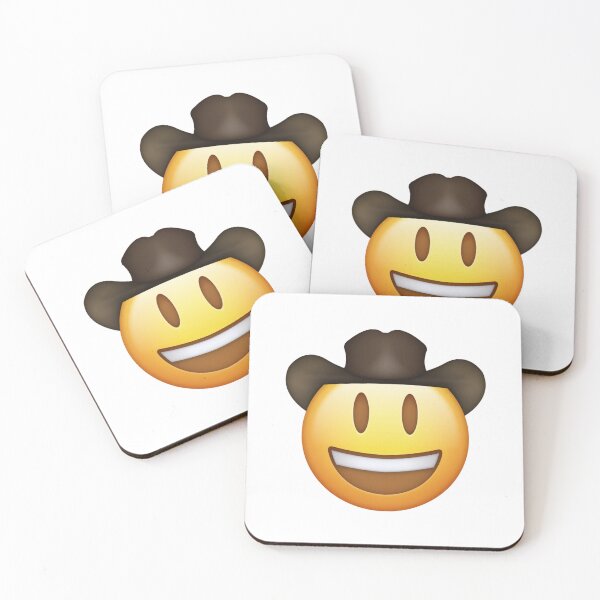 Item preview, Giddy Up! Vibrant Cowboy Smile Emoji Art designed and sold by Tom-Riley.