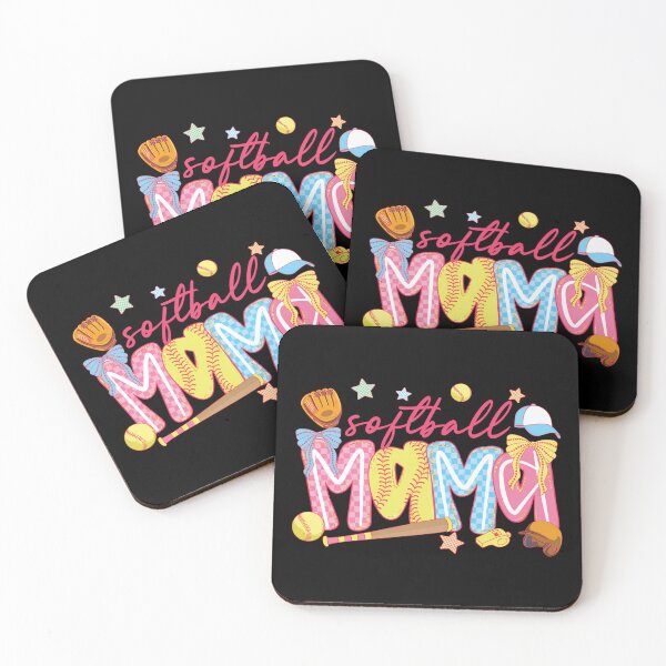 Item preview, Softball Mama Softball Mom Coquette Softball Softball Life Softball Mama Bow Game Day Softball Lover designed and sold by Kovav.