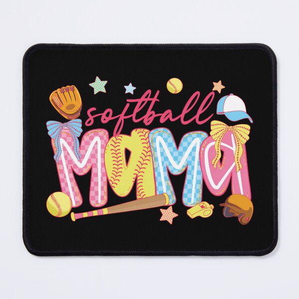 Item preview, Softball Mama Softball Mom Coquette Softball Softball Life Softball Mama Bow Game Day Softball Lover designed and sold by Kovav.