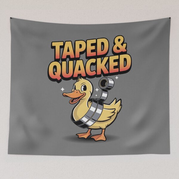 Item preview, Quack Tape  - repair-tape - field repair humor - temporary fix club - patch notes humor - hotfix engineer joke - maintenance crew - workshop life funny - overlanding repair - maker space  designed and sold by JansenGS.