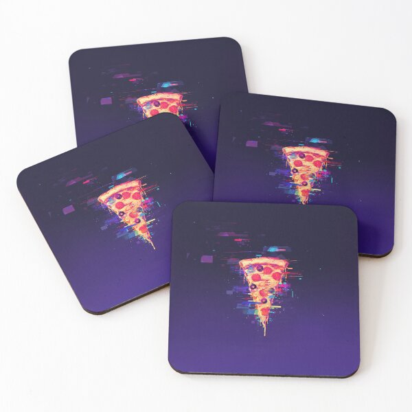 Item preview, Retro Neon Pixel Pizza Slice designed and sold by Christian Weiss.