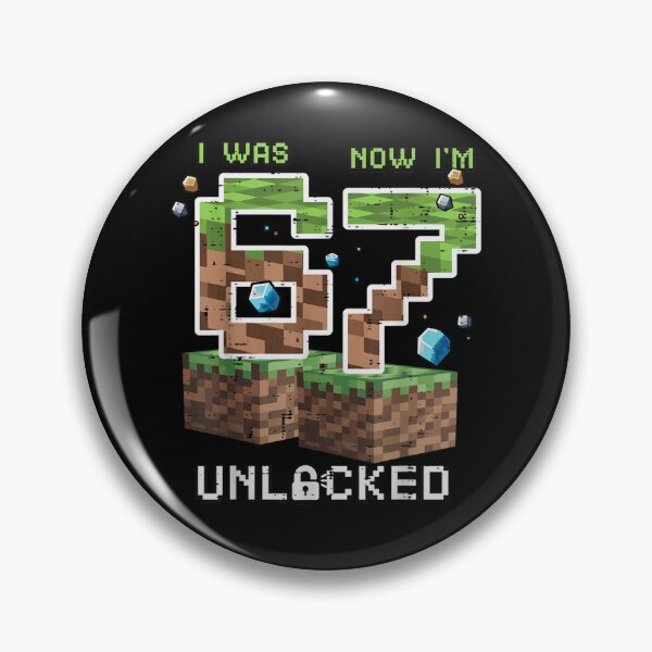 Item preview, I Was 5 Now I am 6 Unlocked Minecraft Birthday Boy designed and sold by Serene woods.