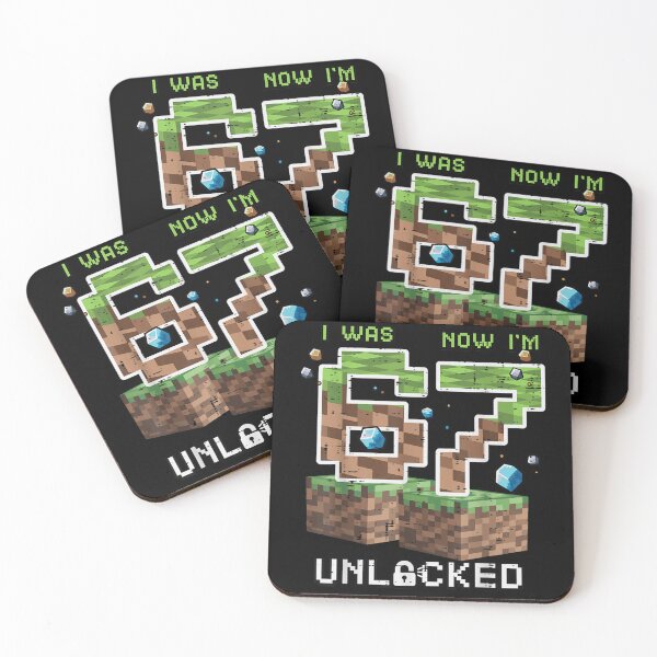 Item preview, I Was 5 Now I am 6 Unlocked Minecraft Birthday Boy designed and sold by Serene woods.
