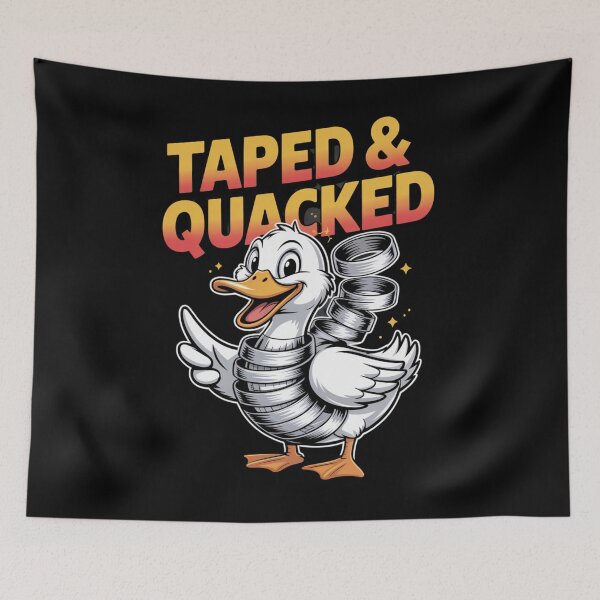 Item preview, Quack Tape  - repair-tape - field repair humor - temporary fix club - patch notes humor - hotfix engineer joke - maintenance crew - workshop life funny - overlanding repair - maker space  designed and sold by JansenGS.