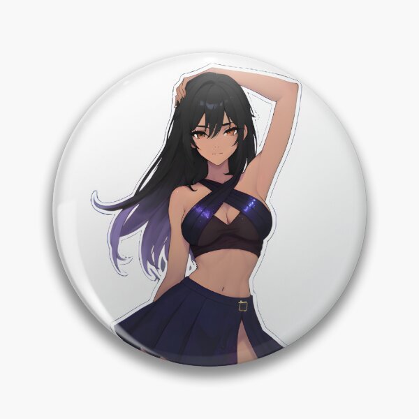 Item preview, Mystic Night: Galaxy Aesthetic Anime Girl Sticker designed and sold by R.S stckers.