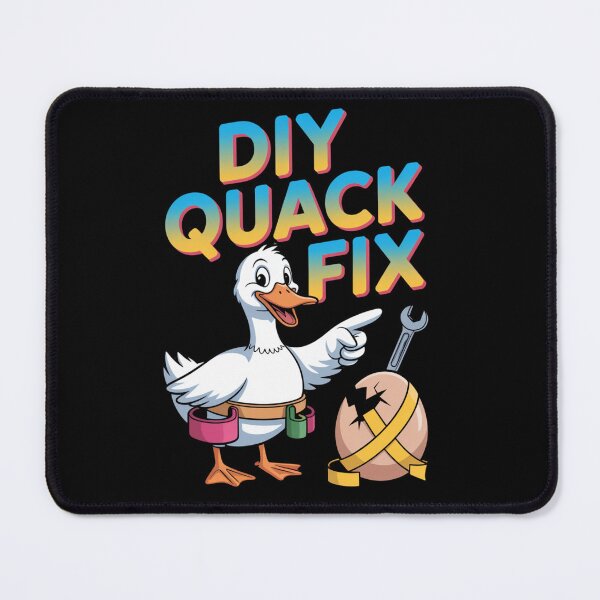 Item preview, Quack Tape  - repair-tape - field repair humor - temporary fix club - patch notes humor - hotfix engineer joke - maintenance crew - workshop life funny - overlanding repair - maker space  designed and sold by JansenGS.