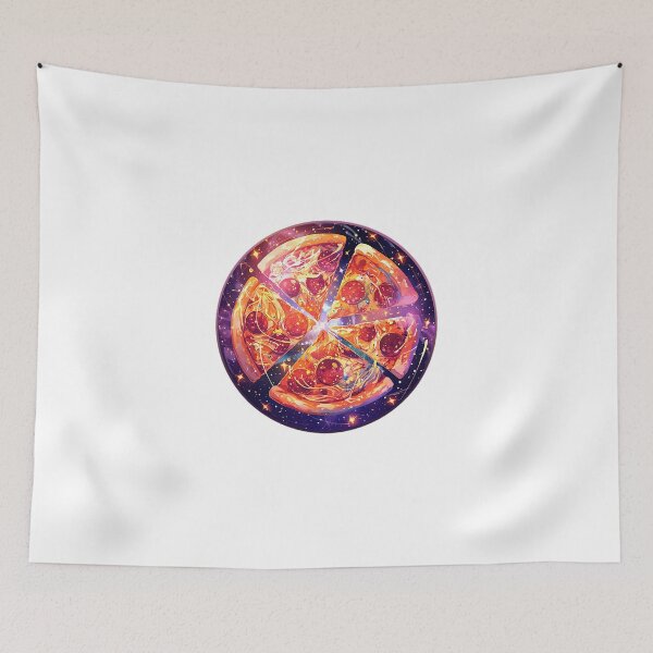 Item preview, Stellar Galaxy Pepperoni Pizza Glow designed and sold by Christian Weiss.