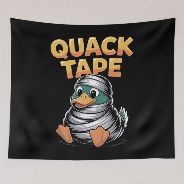 Item preview, Quack Tape  - repair-tape - field repair humor - temporary fix club - patch notes humor - hotfix engineer joke - maintenance crew - workshop life funny - overlanding repair - maker space  designed and sold by JansenGS.
