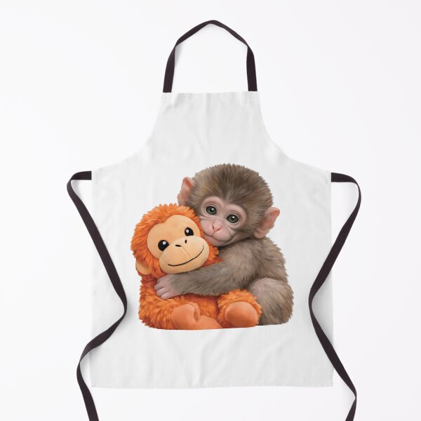 Item preview, Viral Baby Monkey, Cute Punch the Monkey, Famous Zoo Monkey, Cute Monkey Holding Plush Toy, Monkey Punch Baby designed and sold by Kovav.