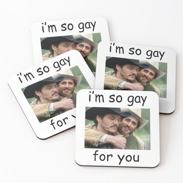 Item preview, I'm So Gay Pedro Pascal and Rafael Olarra  designed and sold by Angryblu3.
