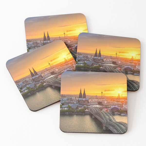 Item preview, Panorama of Cologne, Germany at sunset designed and sold by Michael Abid.