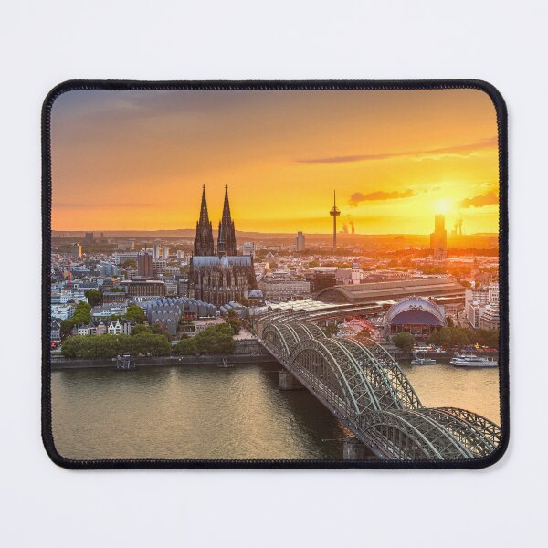 Item preview, Panorama of Cologne, Germany at sunset designed and sold by Michael Abid.