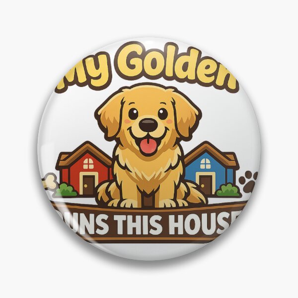 Item preview, My Golden Runs This House Golden Retriever Gift designed and sold by WildVista.