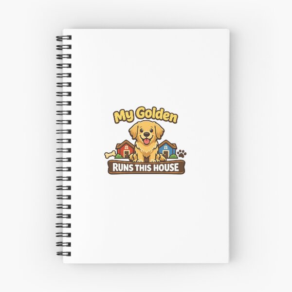 Item preview, My Golden Runs This House Golden Retriever Gift designed and sold by WildVista.