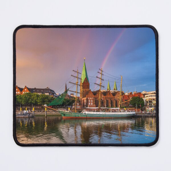 Item preview, Rainbow over Schlachte in Bremen, Germany designed and sold by Michael Abid.