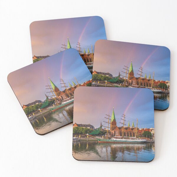 Item preview, Rainbow over Schlachte in Bremen, Germany designed and sold by Michael Abid.
