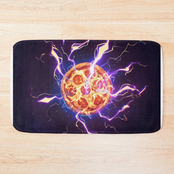 Item preview, Electric Lightning Charged Pizza Burst designed and sold by Christian Weiss.