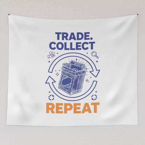Item preview, Trade Collect Repeat Trading Card Collector designed and sold by LuminOrb.