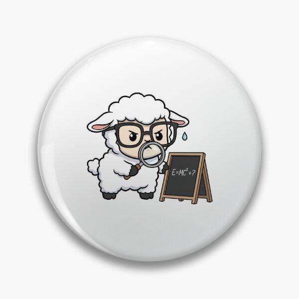 Item preview, Genius Scientist Sheep Solving Physics designed and sold by mkilpt.